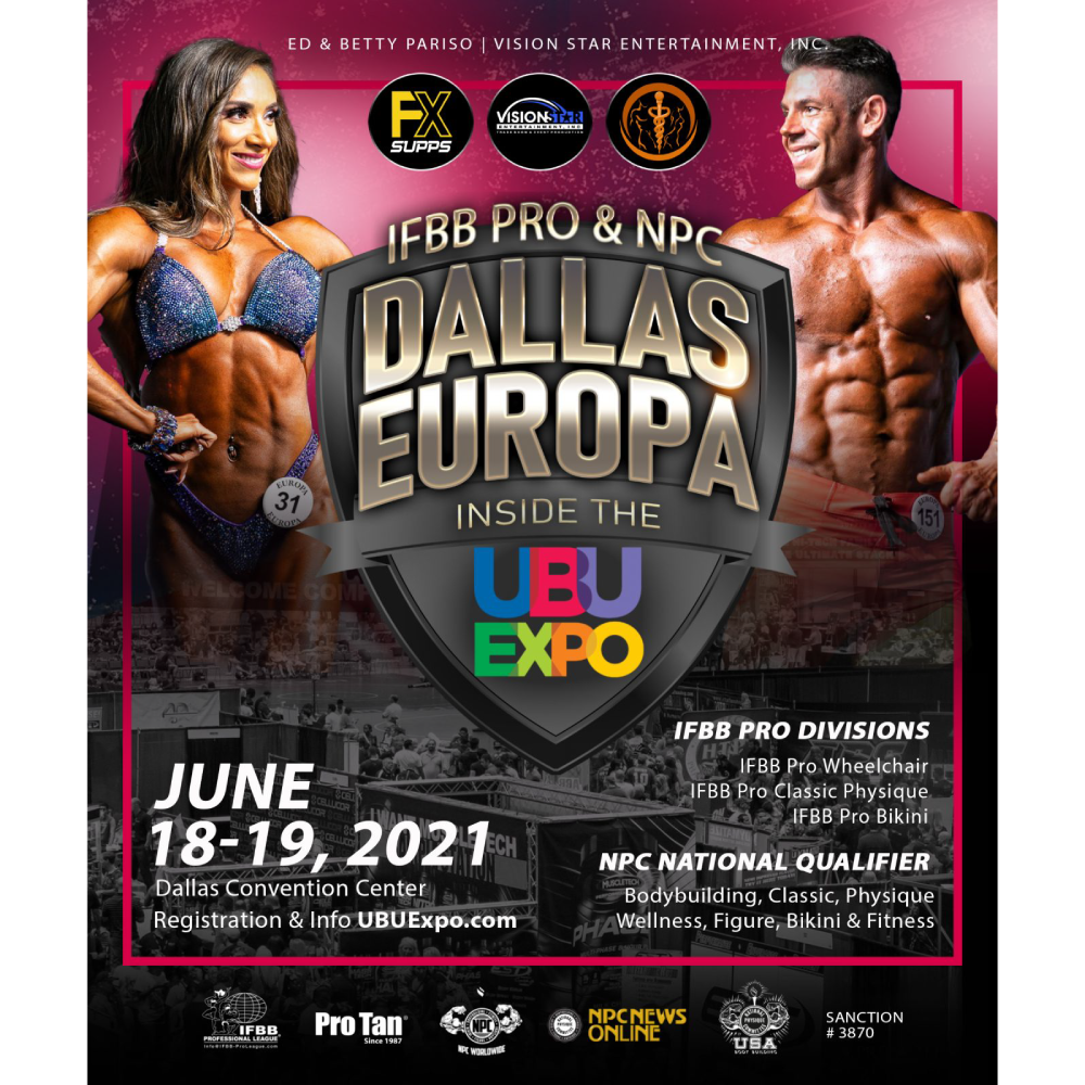 IFBB PRO & NPC Dallas Europa UBU Expo