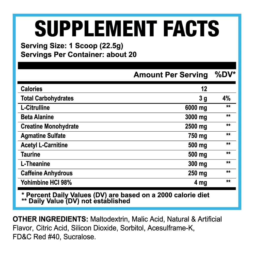 Catalyft Pre-Workout Powder | Energy, Focus, Endurance &amp; Pump Support