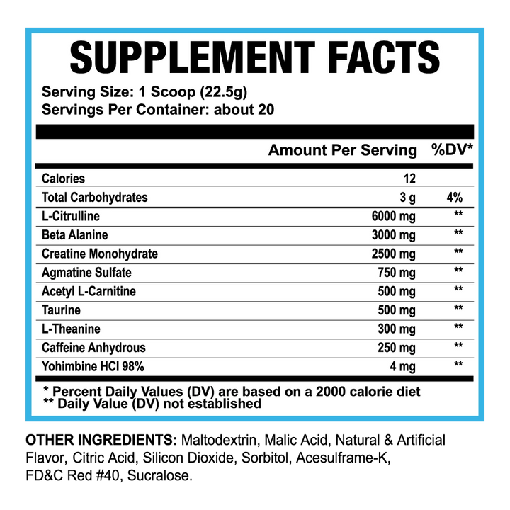 Catalyft Pre-Workout Powder | Energy, Focus, Endurance &amp; Pump Support