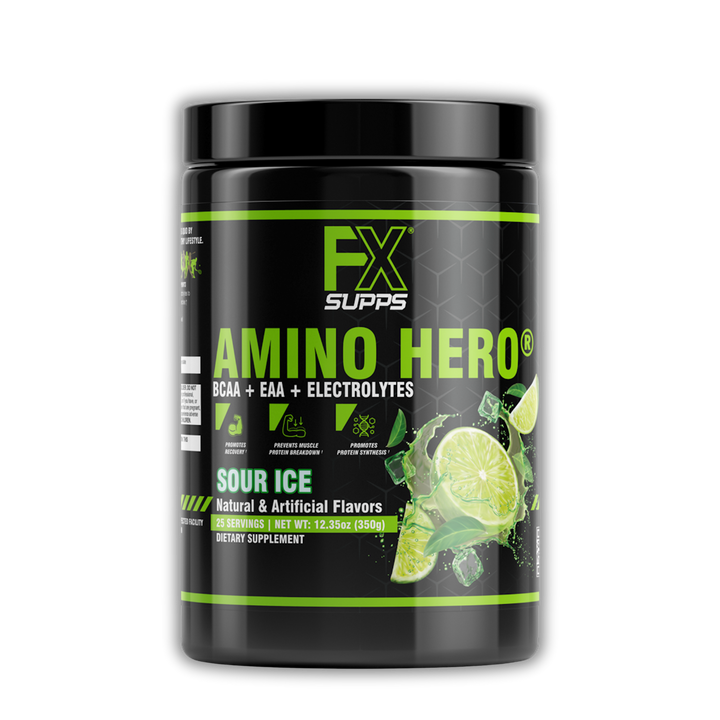 Amino Hero | BCAA + EAA Powder with Electrolytes + Glutamine