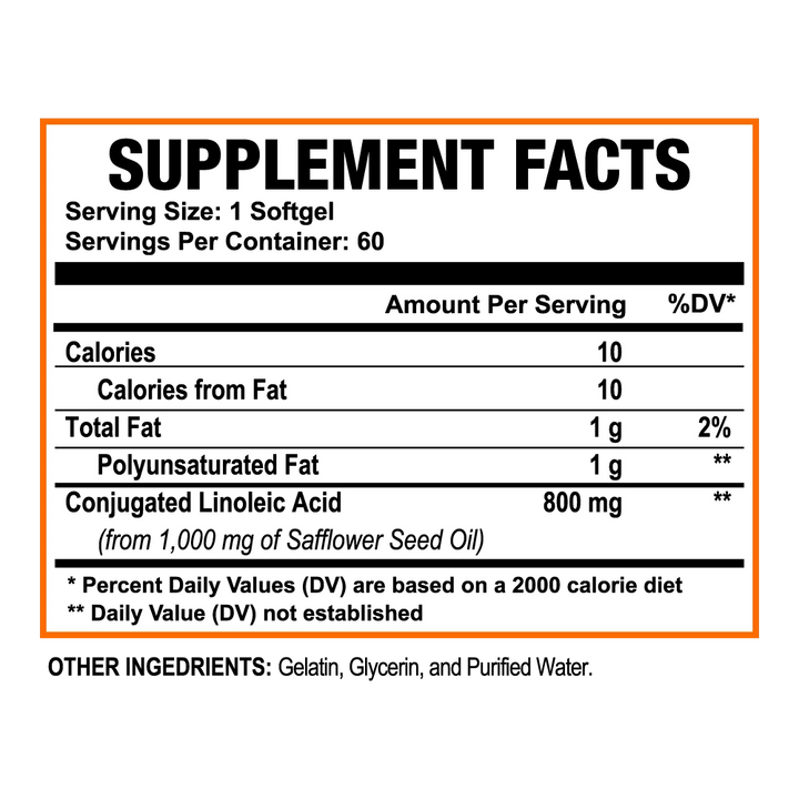 CLA 800mg 60ct | Conjugated Linoleic Acid