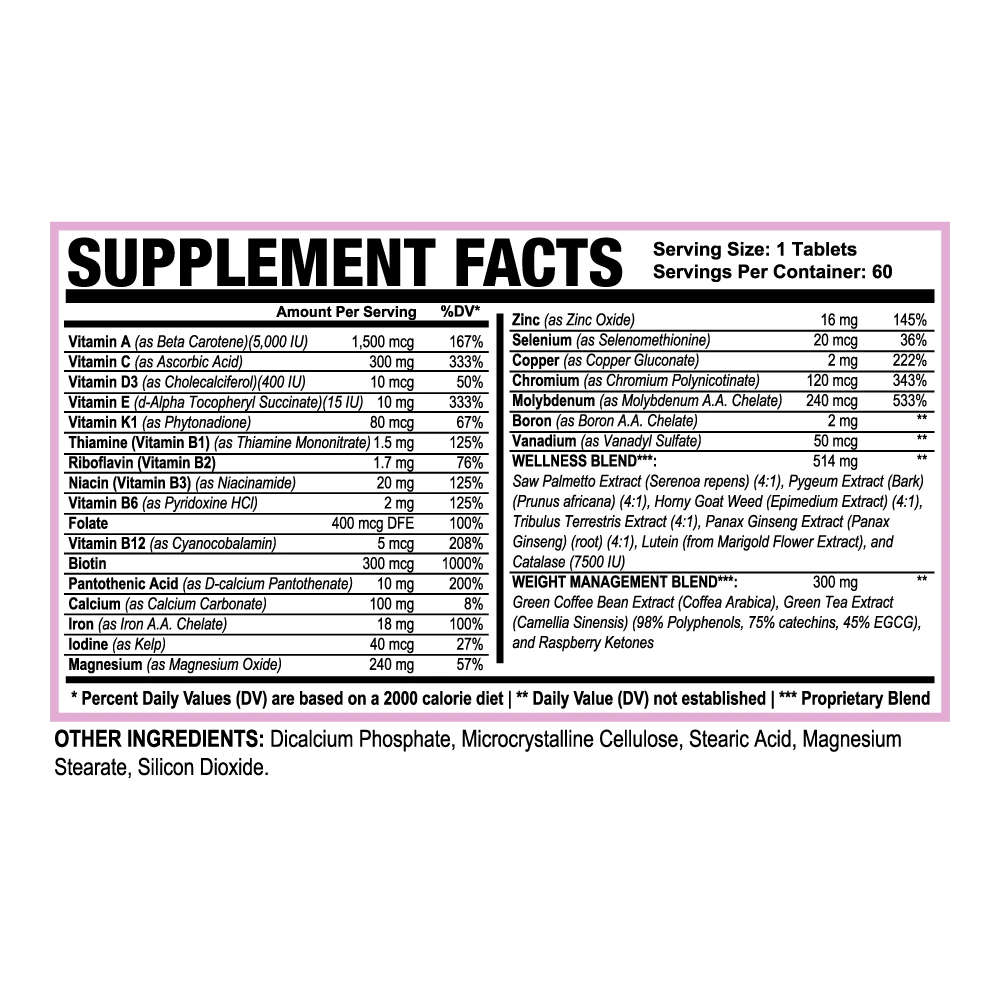 Men’s Daily Multivitamin | with Probiotics, Energy, Immunity and Muscle Support